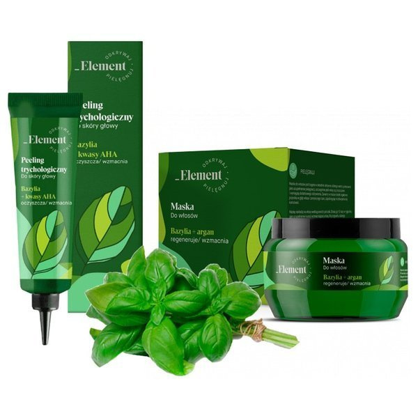 Vis Plantis Basil Element Strengthening Shampoo against Hair Loss Basil + NMF 300ml