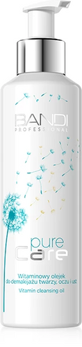 Bandi Pure Care Lekki Witaminowy Olejek do Demakijażu Twarzy Oczu i Ust dla każdego Rodzaju Skóry 170ml