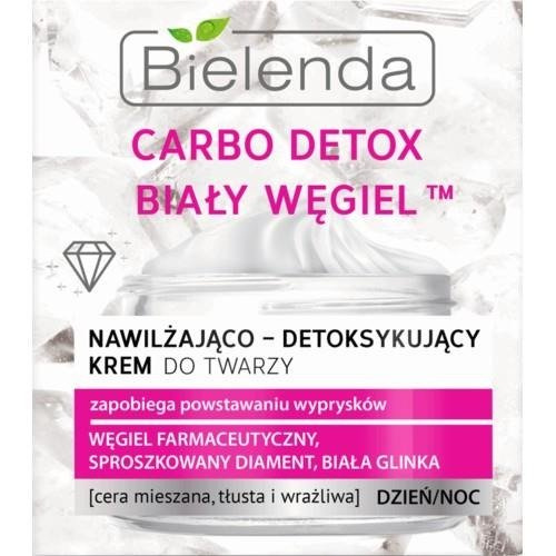 BIELENDA CARBO DETOX WHITE CARBON MOISTURISING and detoxifying face Cream 50ml