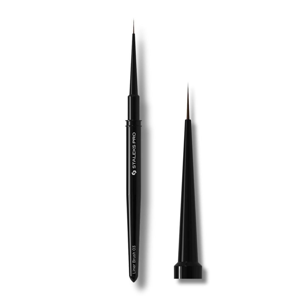 Staleks Pro Expert Brush-Liner Pędzelek-Liner do Zdobień Paznokci Expert Szerokość 0,9mm/długość 10mm