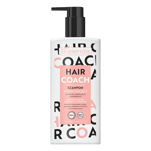 Bielenda Hair Coach Wzmacniający Szampon do Włosów Osłabionych i Wypadających 300ml