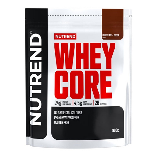 Nutrend Whey Core Whey Protein Chocolate with Cocoa for Muscle Growth and Maintenance 900g
