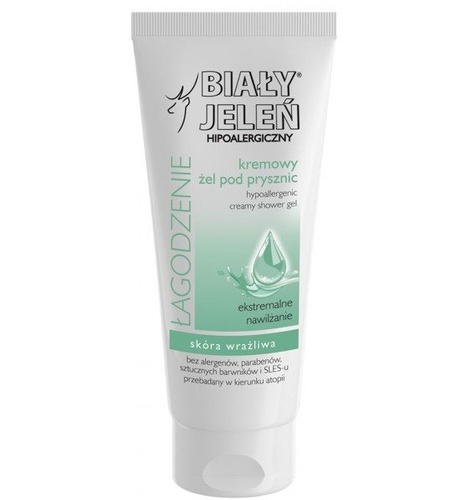 BIAŁY JELEŃ Kremowy ŻEL pod prysznic ŁAGODZENIE 200ml