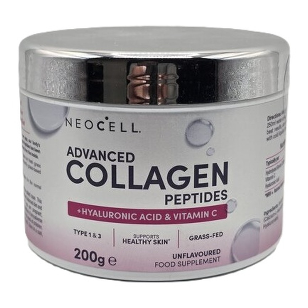 NeoCell Advanced Collagen Peptides Type I & III with Vitamin C & Hyaluronic Acid Unflavoured 200g