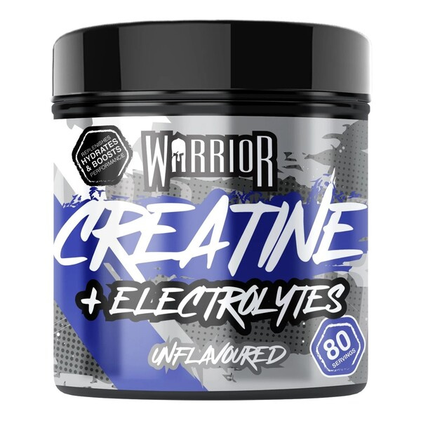 Warrior Creatine + Electrolytes, Unflavoured - 360g