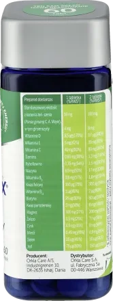 Bodymax Vital 50+ Ginseng Vitamins and Minerals 60 Tablets