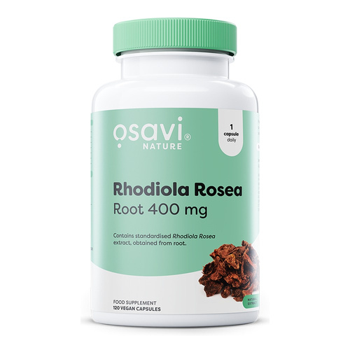 Osavi Rhodiola Rosea Root 400mg For Stress and Fatigue Support 120 Vegan Capsules