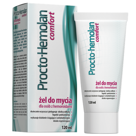 Procto- Hemolan Żel do Mycia Łagodzi Hemoroidy i Żylaki 120ml