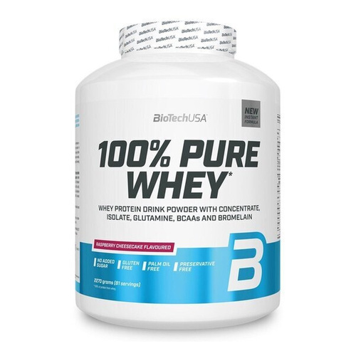 BioTechUSA 100% Pure Whey Szarlotka Odżywka Białkowa Na Wzrost i Regenerację Mięśni 2270g