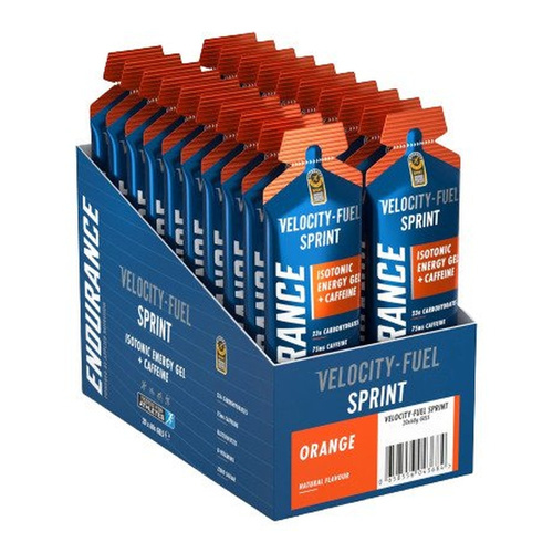 Applied Nutrition Endurance Sprint Isotonic Energy Gel + Caffeine, Orange 20 x 60g