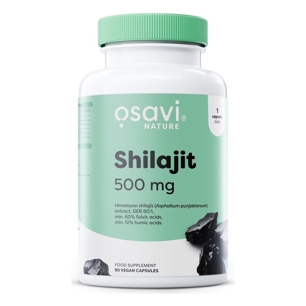 Osavi Shilajit 500 mg Mumio Grzyby na Wsparcie Odporności 90 Kapsułek