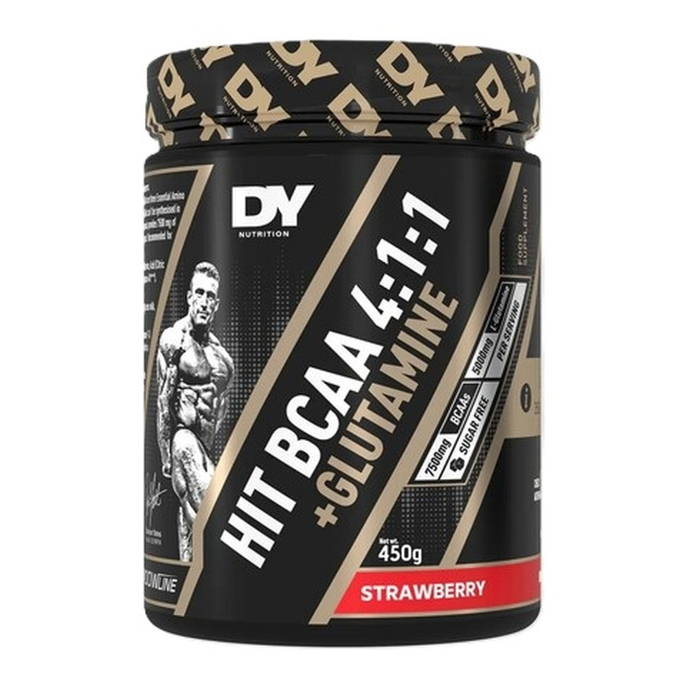 Dorian Yates HIT BCAA 4:1:1 + Glutamine, Strawberry 450g