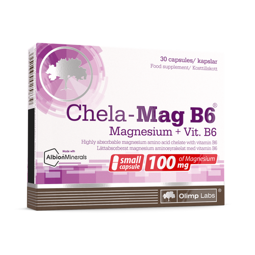 Olimp Chela Mag B6 Supplements the Magnesium Level in Body 30 Capsules