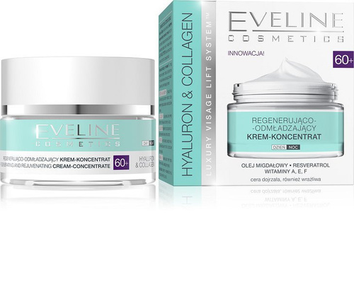 EVELINE HYALURON&COLLAGEN KREM NA DZIEŃ I NA NOC 60+ 50ML