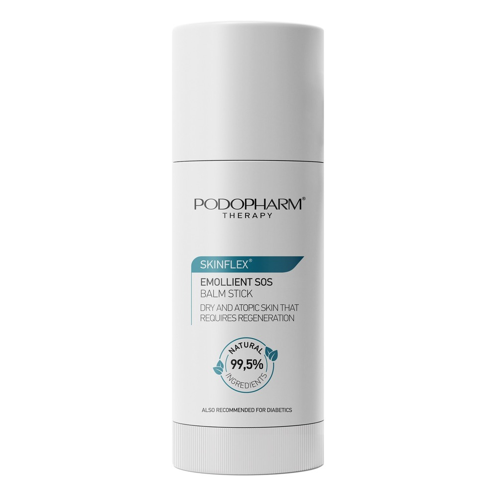 Podopharm Skinflex® Emollient Balm Stick SOS for Feet Hands Body and Face Dry Skin 50g