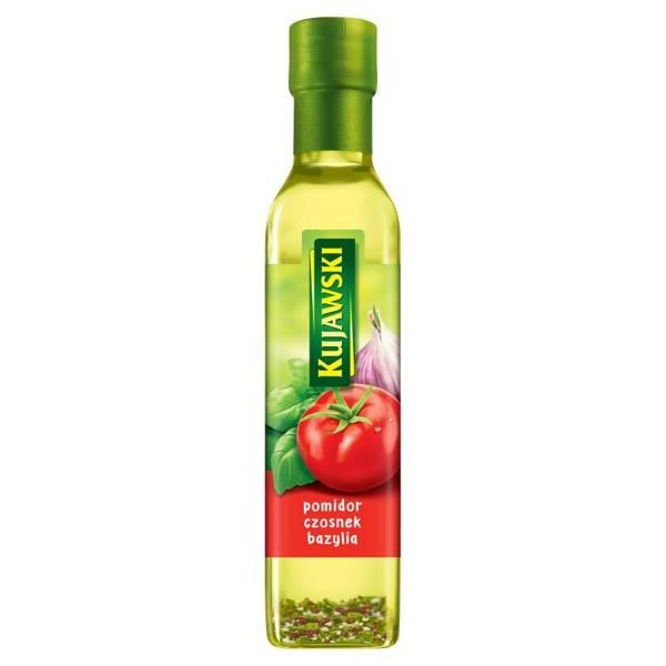Kujawski Extra Virgin Rapeseed Oil with Tomatoes Garlic and Basil 250ml