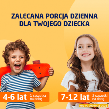 Vibovit Junior Vitamin Set for Children 4-12 Years Orange 44 Sachets