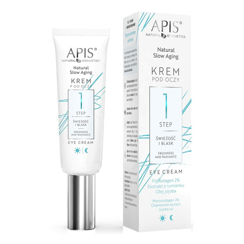 Apis Natural Slow Aging Step 1 Eye Cream Freshness and Glow 15ml