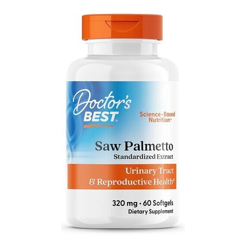 Doctor's Best Saw Palmetto Standardized Extract, 320mg Softgels 60 softgels