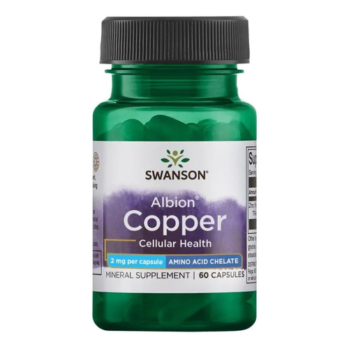 Swanson Albion Copper 2mg 60 Capsules