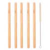 Sattva Ayurveda Bamboo Straws with Cleaner 5+1