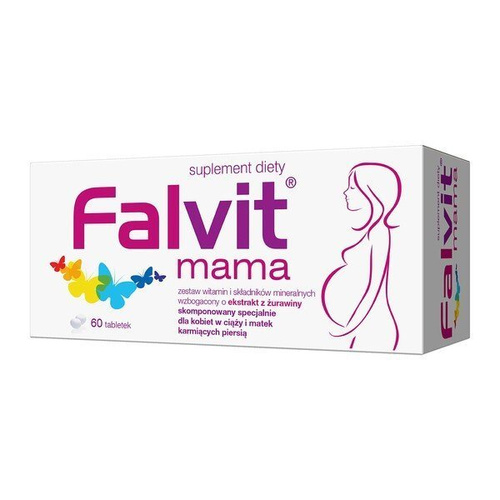 Falvit mama, tabletki powlekane, 60szt 5904398320014