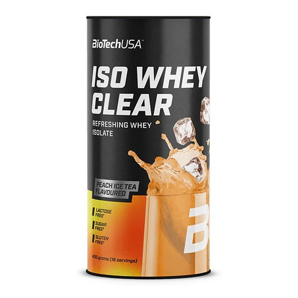 BioTechUSA Iso Whey Clear Whey Protein Isolate Peach Ice Tea 400g