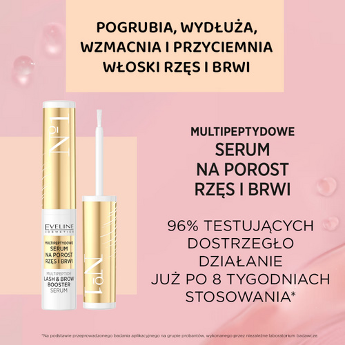 Eveline Multipeptide Serum for Eyelash and Eyebrow Growth 4ml