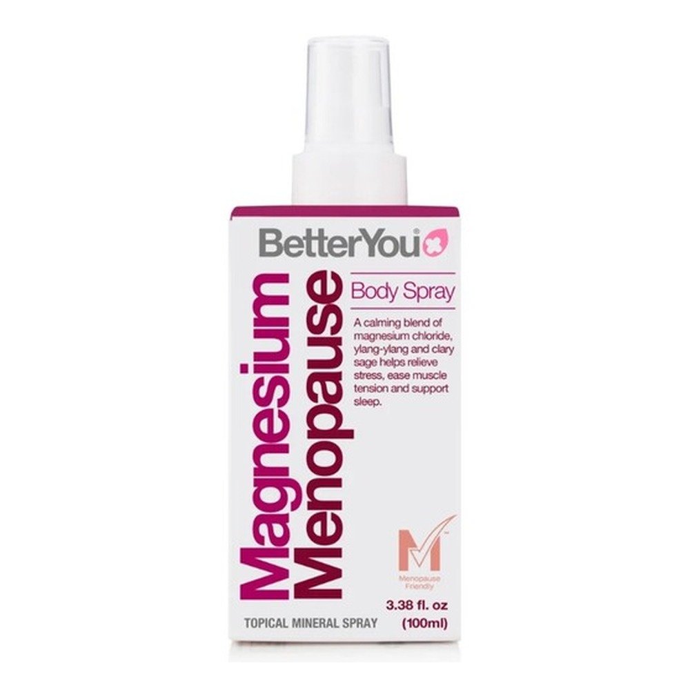 BetterYou Magnesium Menopause Body Spray for Menopause Symptoms Relief 100ml
