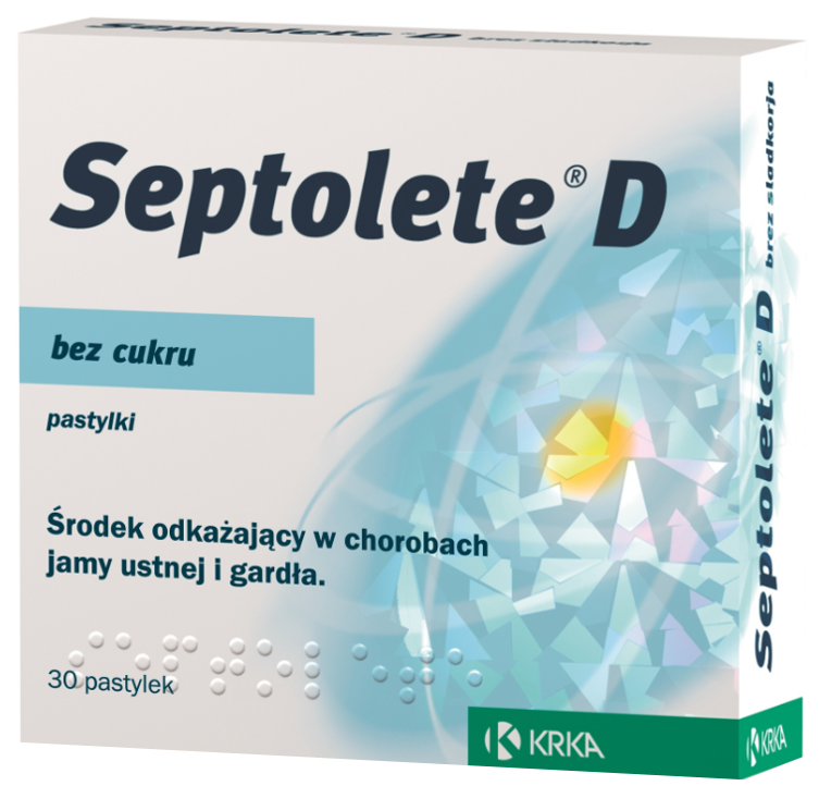 Septolete D for Oral Support and Grała Without Sugar 30 Lozenges
