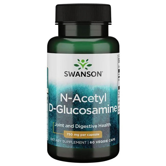Swanson N-Acetyl D-Glucosamine 750mg 60 Kapsułek