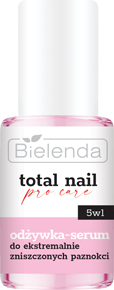 Bielenda Total Nail Pro Care 5w1 Odżywka - Serum do Ekstremalnie Zniszczonych Paznokci 10ml