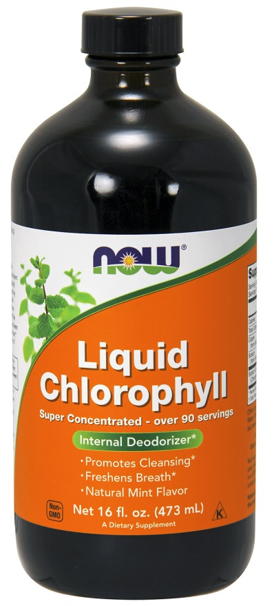 Now Foods Chlorophyll Liquid Wspomaga Oczyszczanie Organizmu 473ml