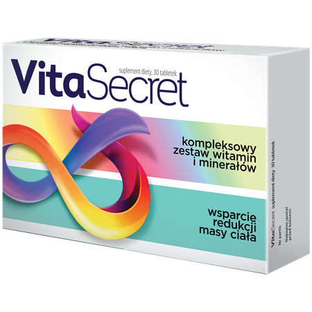 VitaSecret Kompleks Witamin i Minerałów dla Redukcji Masy Ciała i Prawidłowego Metabolizmu 30 Tabletek