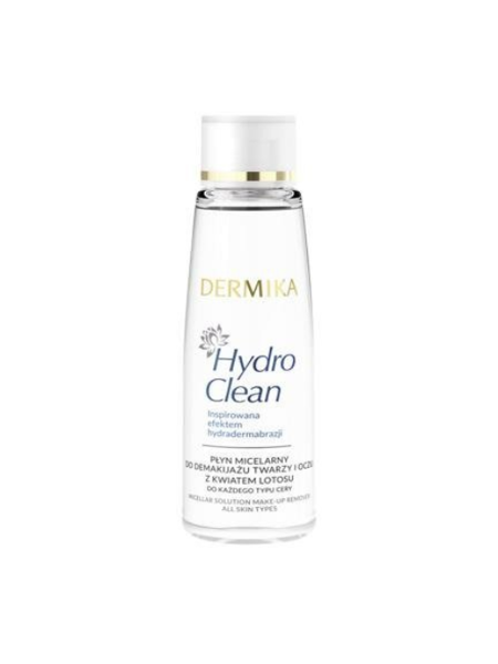 DERMIKA Hydro Clean, micellar liquid for makeup remover, all skin types 200ml