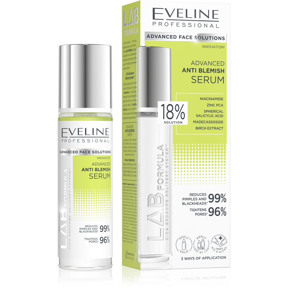 Eveline Lab Formula Advanced Zaawansowane Serum na Niedoskonałości 30ml
