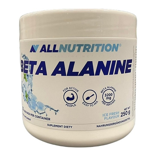 Allnutrition Beta-Alanina Ice Fresh w Proszku na Wytrzymałość i Wydajność 250g