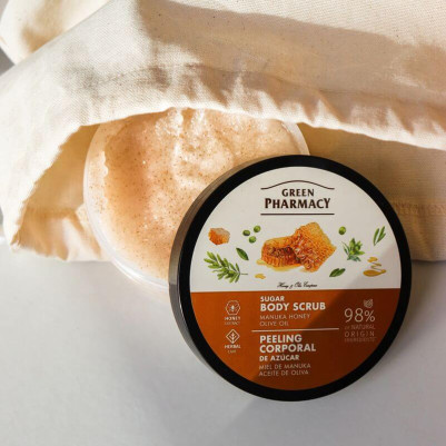 Green Pharmacy Sugar Body Scrub Manuka Honey and Olive Oil 200ml