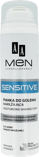 AA MEN Sensitiv nawilżająca pianka do golenia 250ml