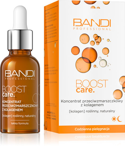 Bandi Professional Boost Care Koncentrat Przeciwzmarszczkowy z Kolagenem dla Każdego Rodzaju Cery 30ml