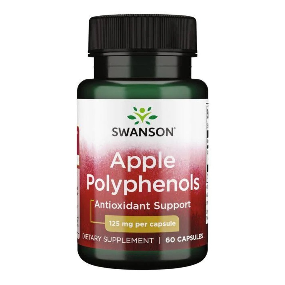 Swanson Apple Polyphenols 125mg Polifenole Jabłkowe 60 Kapsułek