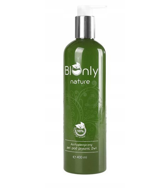 BIOnly Nature ŻEL pod prysznic antyalergiczny 2w1, 400ml