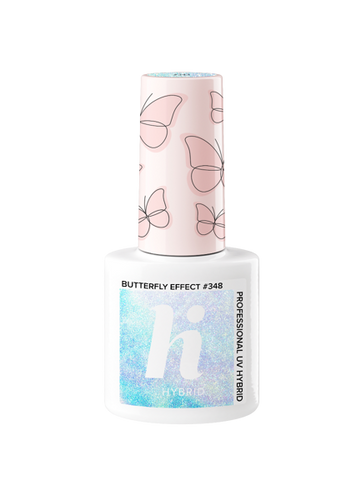 HI HYBRID Butterflies Lakier Hybrydowy Butterfly Effect #348 , 5ml