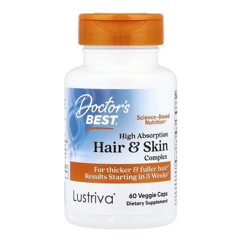 Doctor's Best High Absorption Hair & Skin Complex Capsules 60 vaps