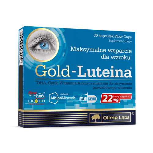 Olimp Gold Luteina Wpływa na Zachowanie Dobrej Kondycji Wzroku 30 Kapsułek