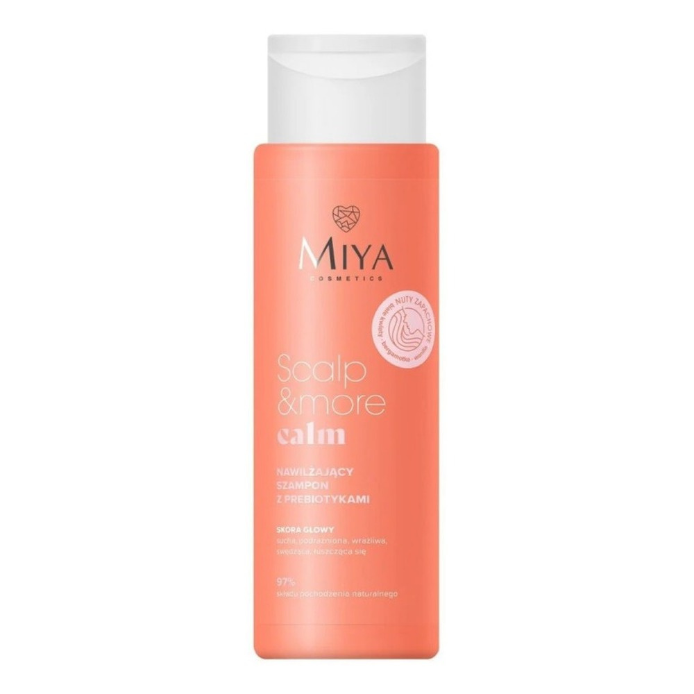 Miya Scalp & More Calm Nawilżający Szampon z Prebiotykami dla  Suchej i Podrażnionej Skóry Głowy 300ml