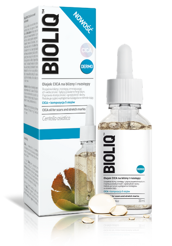 Bioliq Dermo Wygładzajacy Olejek Cica Rozjaśniający Blizny i Rozstępy 30ml