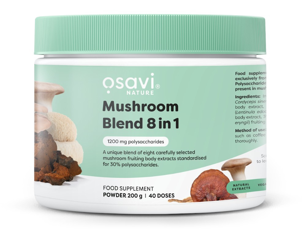 Osavi Mushroom Blend 8 in 1 Adaptogenic Complex in Powder 200g