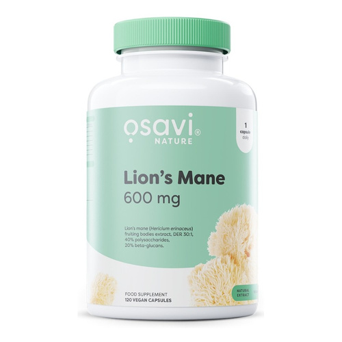 Osavi Lion's Mane 600mg For Brain Function and Mood 120 Vegan Caps