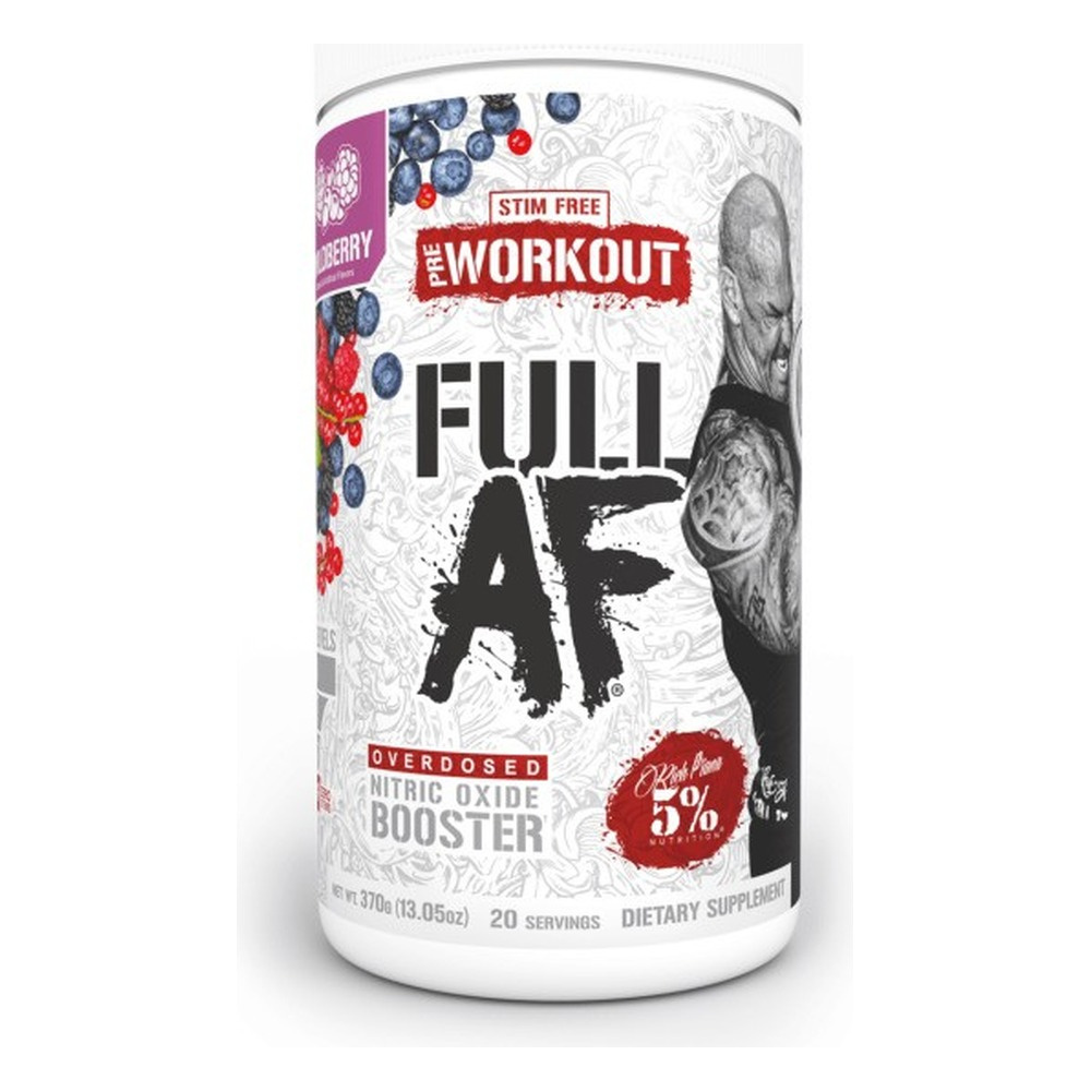 5% Nutrition Full AF Wildberry Przedtreningówka na Pompę Mięśniową 370g